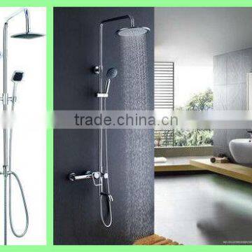 Sliding bar square shower set/kit