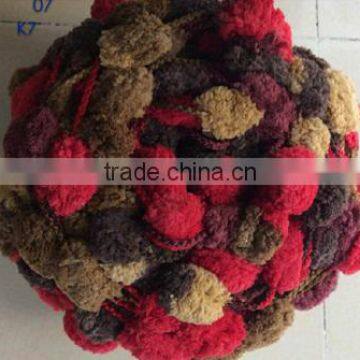 Hat Fashion Ladder Fancy Yarn Ball Handknitting Pom Yarn photo-2
