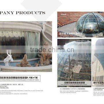 bathroom curved tempered glass door price