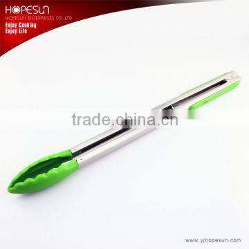 HS-FT051 Best sell silicone scissor tongs 14inch