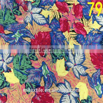 Textile Fabrics Supplier Beautiful Plain Floral 100% Printed Rayon Fabric photo-3