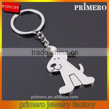 Fashion Dog Shaped Metal Keychain Key Ring Hot Gift Make Your Own Logo