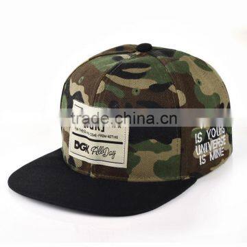 BSH005D Camouflage baseball caps New letter printing arcylic hat