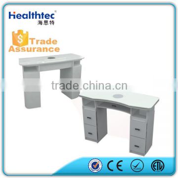 MDF portable nail manicure table with vacuum fan