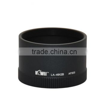 JJC Adapter Ring / Tubes Lens Adapter for Leica X1/X2, 49mm Digital Camera Black