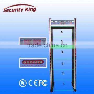 Lcd Display Metal Scanner Detector Remote Controller Walk Thru Metal Detectors For Security