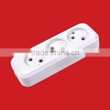 3 gang outlets socket/european extension sockets