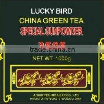 China Green Tea Gunpowder 8147 in Colour Box