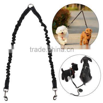 Homdox Pets Dog Leash Coupler Double Dog Walker Lead Elastic Two Dogs Leash Splitter AM002453