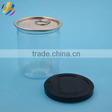 250ml size plastic can with cover PET material