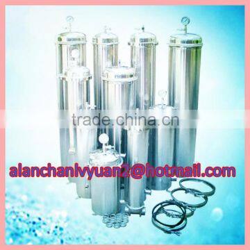 SS304-316 flange housing/water filter cartridges can