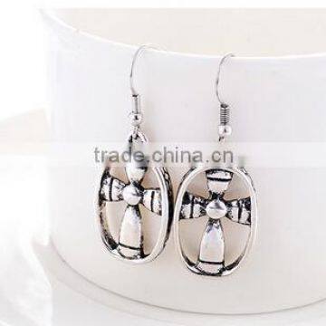 >>New SW16514 Dangle Jesus Cross Earring/