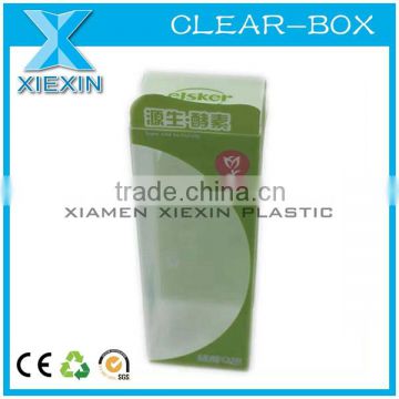 thin rectangle clear false eyelash packaging box