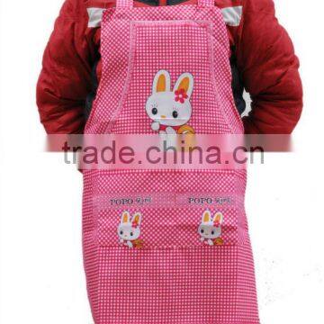 100% Polyester Adjustable Neck Double Pockets Chef Apron