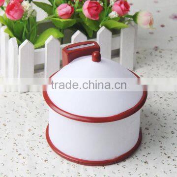 Plastic Pvc House Shape Coin Bank With Lock for Kids photo-6