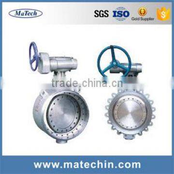OEM Precision Pneumatic Normally Closed Stainless Steel Butterfly Valve Gearbox photo-2