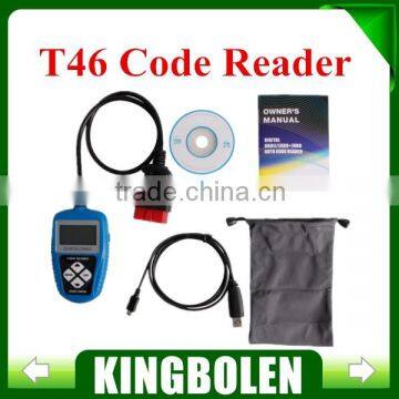 2015 Top selling JOBD Auto Code Reader T46 Update Online Compliant With OBDII 16PIN US European And Asian vehicles free shipping