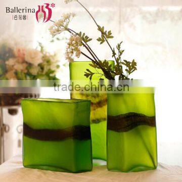 Green Handmade Glass Table Decorations photo-2