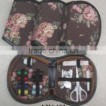 mini travel zipper sewing kit