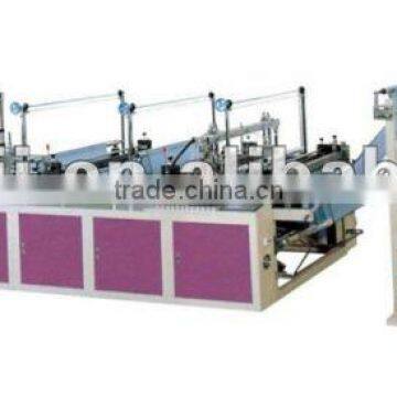 2012 strip through continuous rolled bag making machine