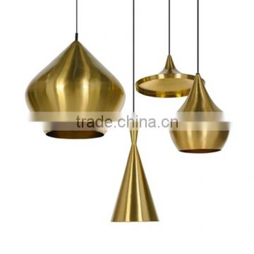 Famous Italy Design Gold Group Three Shape Lights for Resturant / Bar Decorative