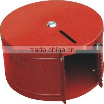 Red round tissue box/Wall mount tissue box/Hotel paper dispenser