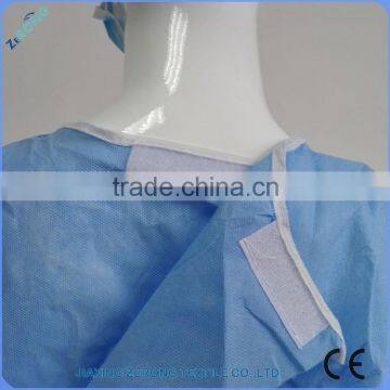 China Supplier High Reinforced Disposable Impervious Surgical Gown in SMMS Fabric photo-5