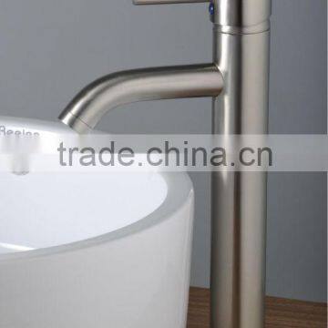 Nickel brushed bathroom basin faucet,Vessel Sink Lavatory Tap QH1802S