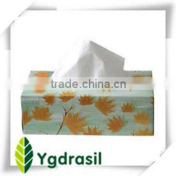 Virgin Wood Pulp Material and 2 Ply Layer box facial tissue paper