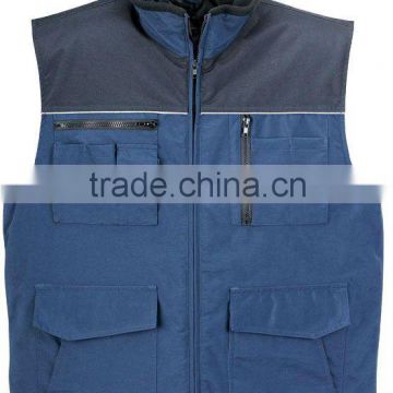 Men's body warmer for worker