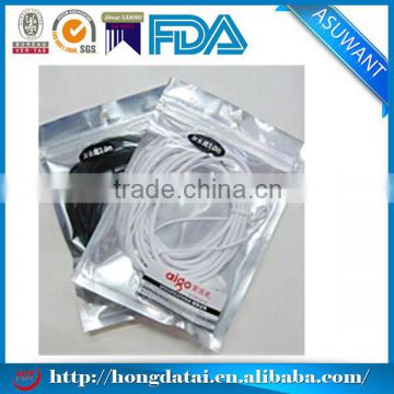 plastic packing bag for bluetooth earphone/beats earphones packing bag