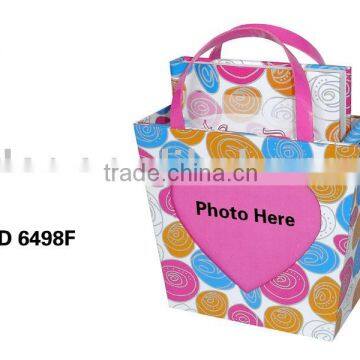 Paper Stationery bag with note book