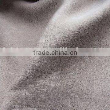 100% polyester suede black out curtain fabric