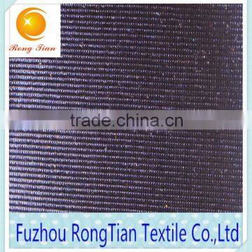 Bright royalblue weft polyester plain cloth fabric for linings