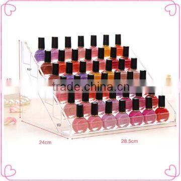 Beauty nail polish floor standing rack display,custom nail polish display rack