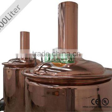 Copper Beer Brewing Equipment 100L, 200L, 300L, 400L, 500L, 800L, 1000L per Batch