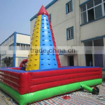 inflatable rock climbing wall for sale