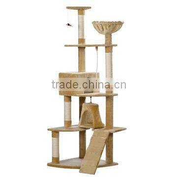 SCF6047 Cat Furniture, Cat Tree, Cat Scrather with Sisal Post