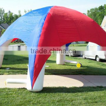 Large inflatable tent dome