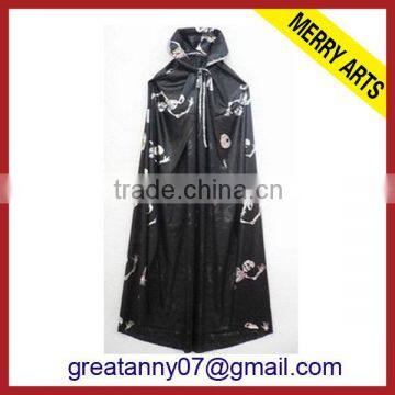 China factory cheap wholesale 100% polyster design black cosplay pirate costumes for men