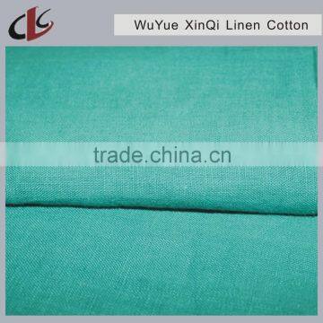 10s*10s High Quality Plain Dyed Linen Viscose Blend Fabric