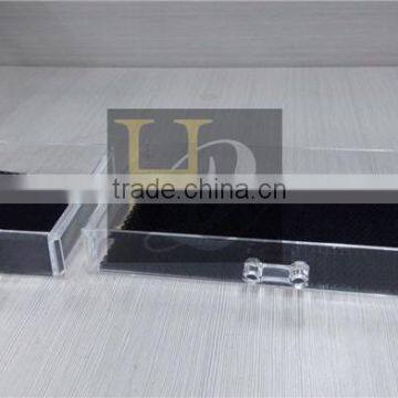 Acrylic Jewelry & Cosmetic Storage Display Boxes Two Pieces Set photo-3