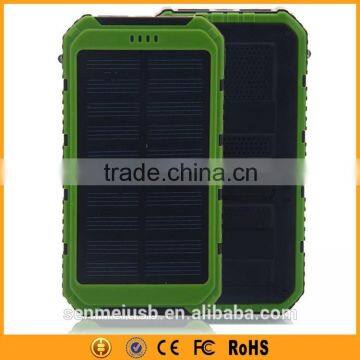 special for outdoor high capacity solar power bank 8000mah