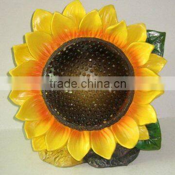 Polyresin solar lamp for garden decoration