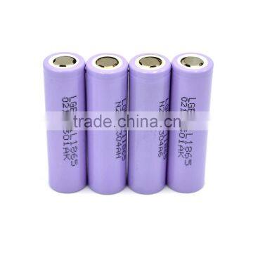 High capacity LG F1L 3350mAh 3.7V rechargeable battery VS Pana NCR18650B 3400mAh battery use for flashlight