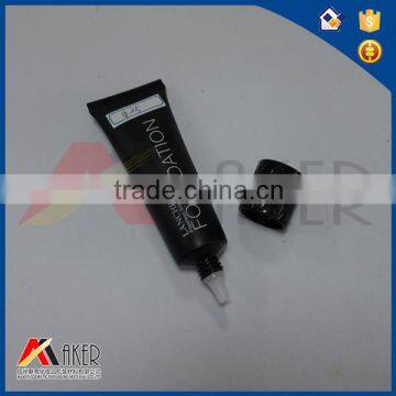 Silk Screen Printing Black Matt pe Plastic Cosmetic Tube Chia Supplier photo-3