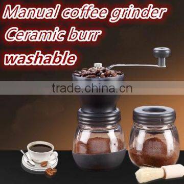 Manual Ceramic Burr Coffee Grinder, Coffee Mill only USD6.5/set, all kinds of manual coffee grinder