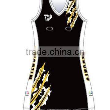 latest sublimation netball skirt/bib/dress