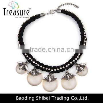 Fashion jewelry Wholesale Austria crystal diamond necklace jewelry statement necklace