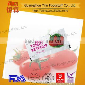 10g ketchup tomato sachet made in China